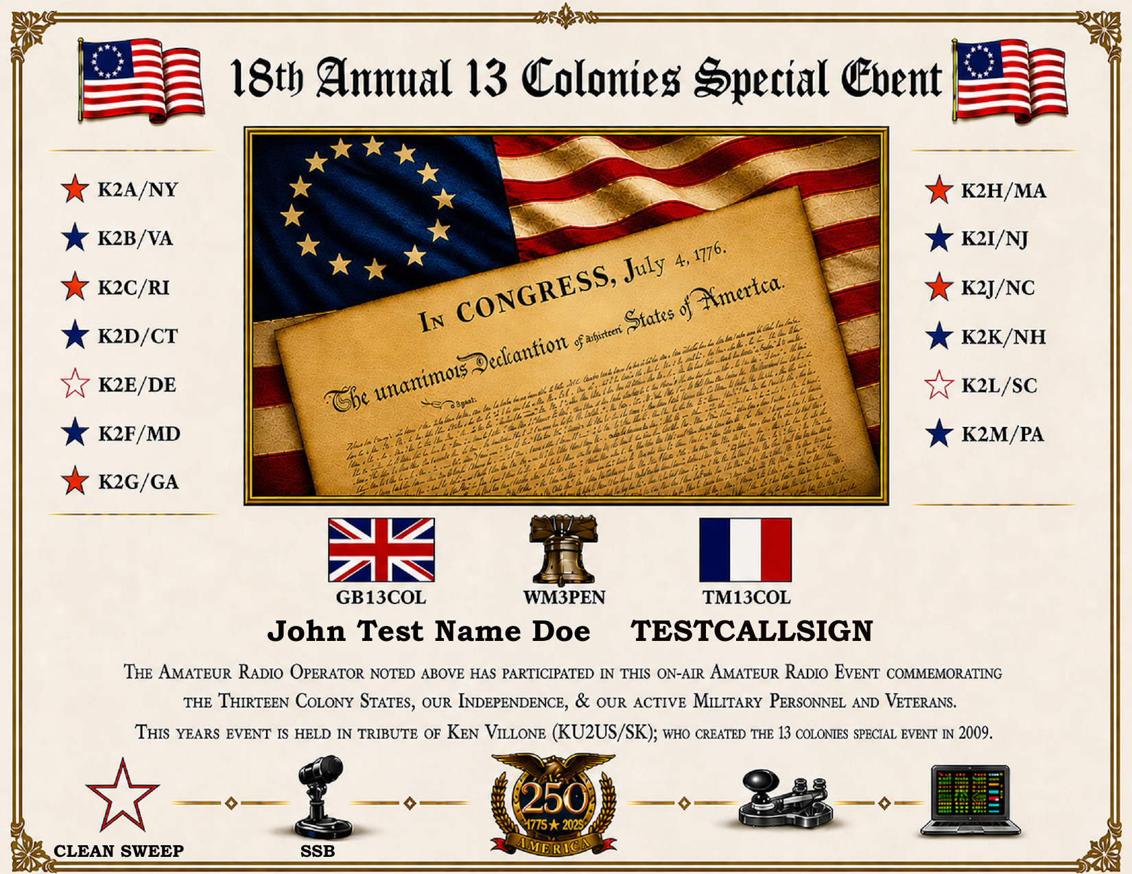 2026 Certificate